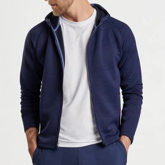 Peter Millar
Orion Performance Quilted Hoodie Navy Men’s Size: L, XL - Picture 1 of 7